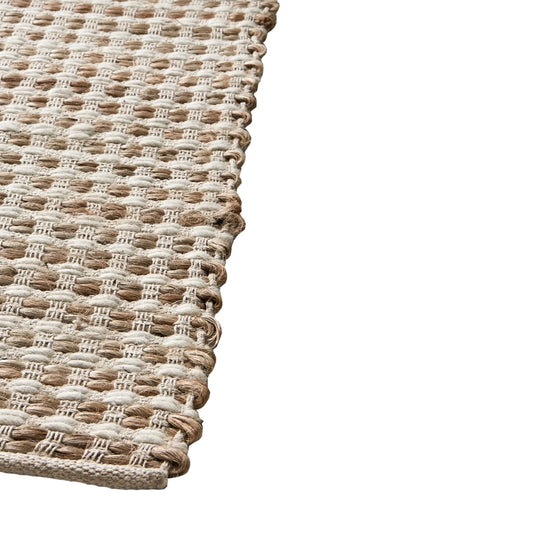 Affari of Sweden, Vendela Matta L, Beige/elfenben-Silvra Home