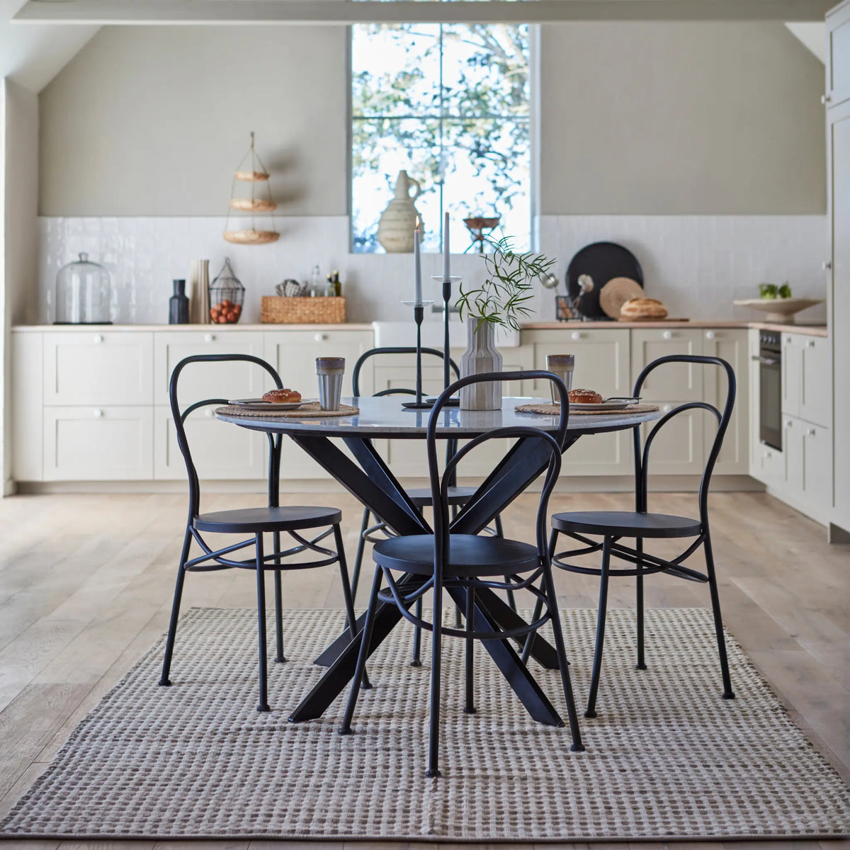 Affari of Sweden, Vendela Matta L, Beige/elfenben-Silvra Home