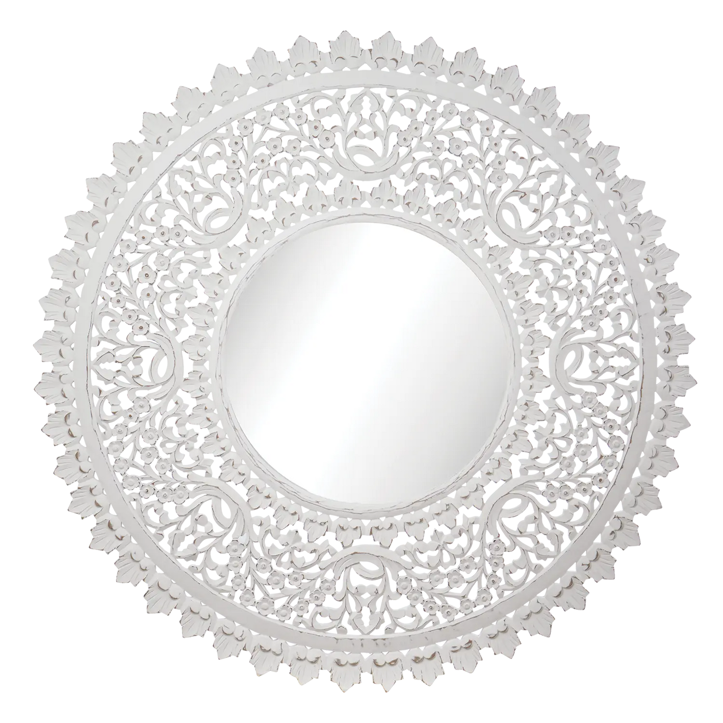 Affari of Sweden, Carve Spegel, Vit-Silvra Home