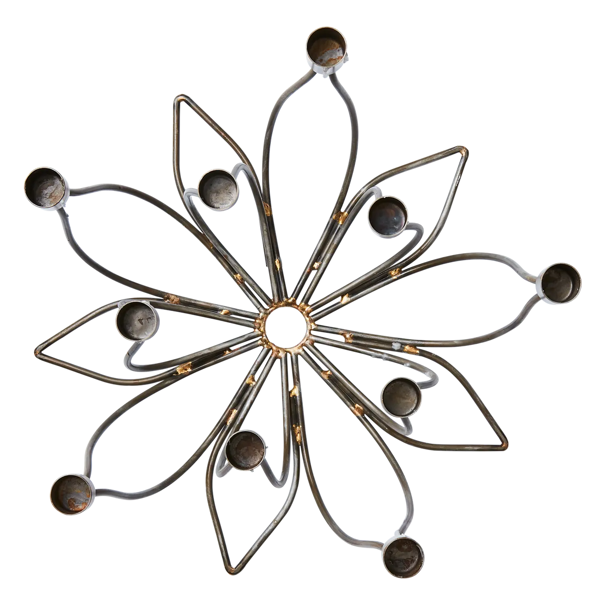 Affari of Sweden, Fenix Ljusstake, Svart-Silvra Home