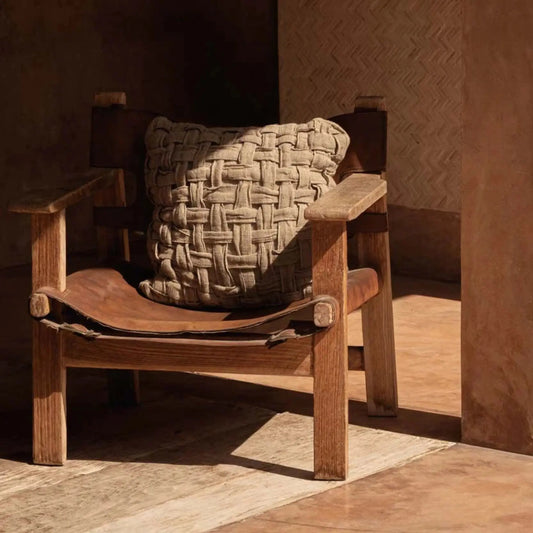 Bazar Bizar The Linen Crosier Kuddfodral, Natur