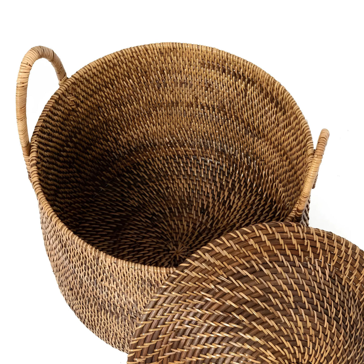 Bazar Bizar The Colonial Korg med handtag, Natur/Brun