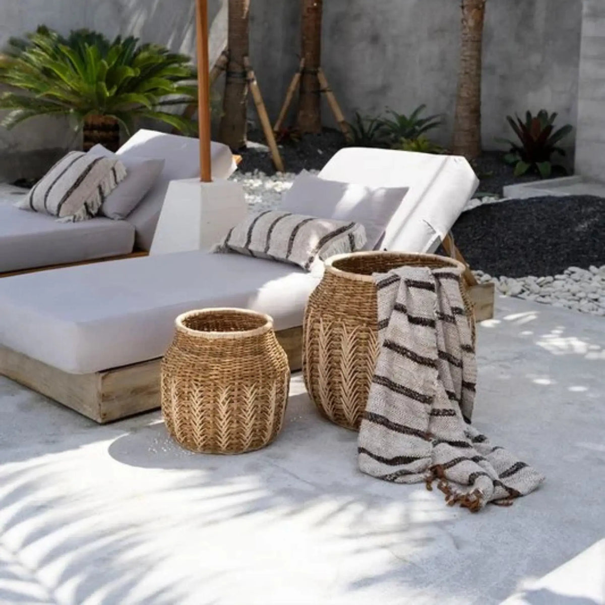 Bazar Bizar The s'il vous Pläd, Bohemian White