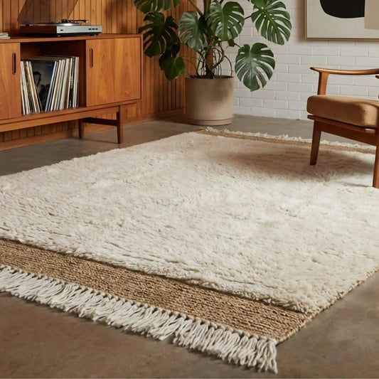 Deco Nord Bucky Matta 250x350 cm, Ivory beige