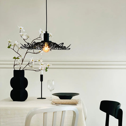 Dyberg Larsen Flora Taklampa Liten, Svart