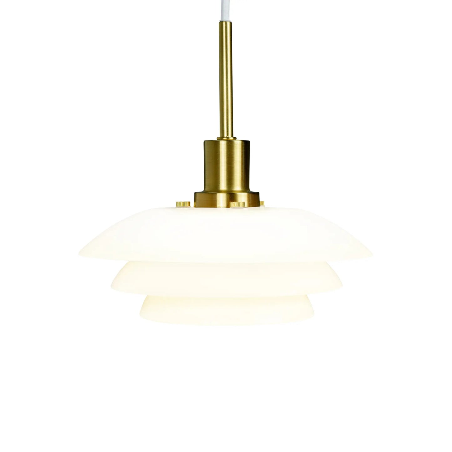 Dyberg Larsen DL20 Taklampa, Opal/Mässing