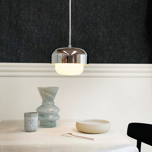Dyberg Larsen Haipot Taklampa Ø23 cm, Krom