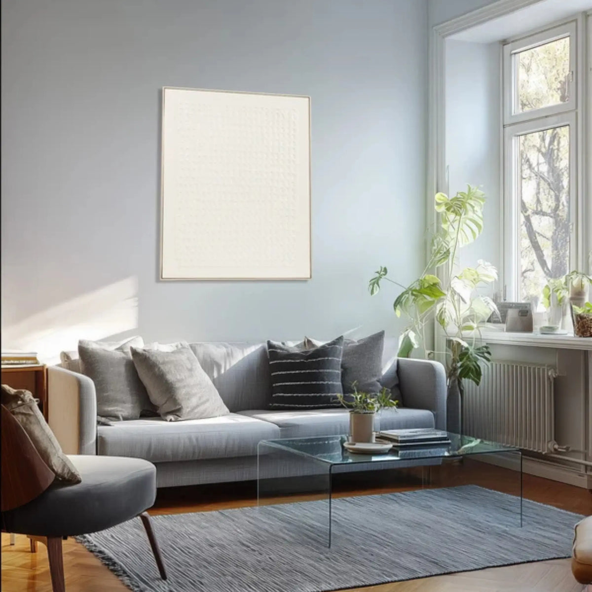 Eightmood Print 3D-Tavla 85x115 cm, Vit