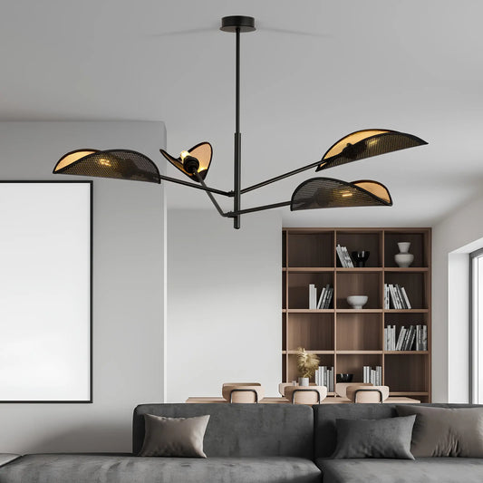 Emibig Vene Taklampa 4-ljus Ø102 cm, Svart