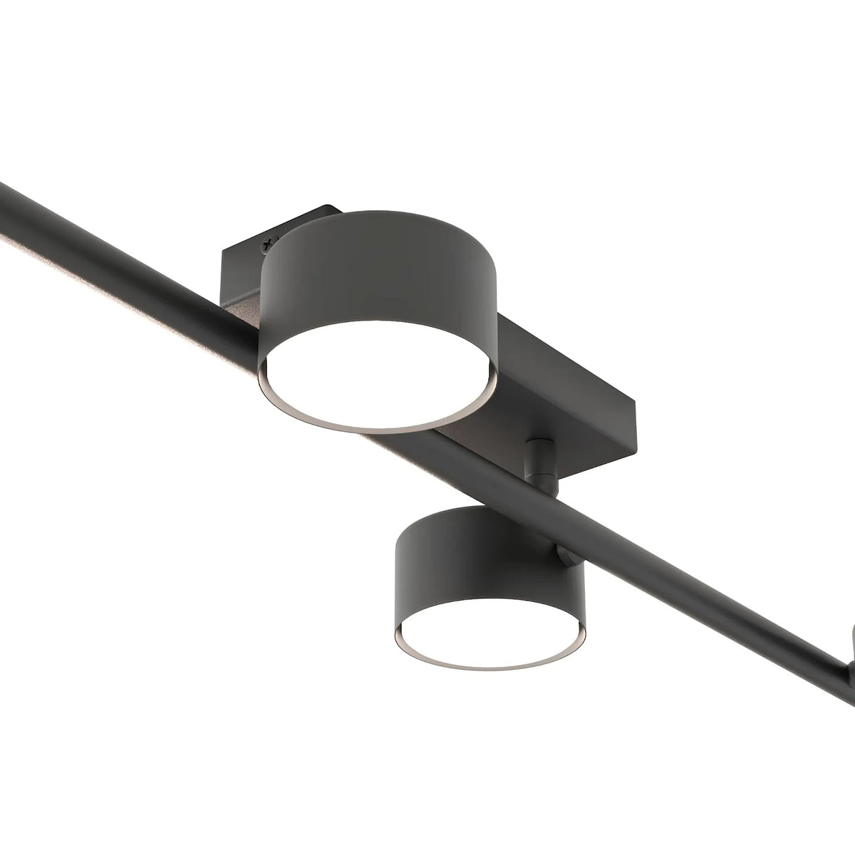 Emibig Bet Taklampa 4-ljus 80x19 cm, Svart