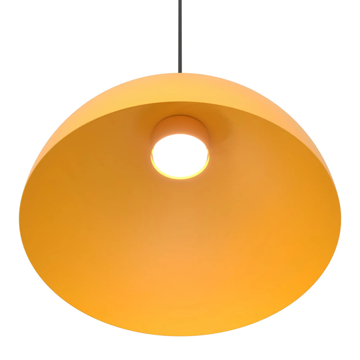 Emibig Lunaro Pendellampa Ø40 cm, Svart/Orange