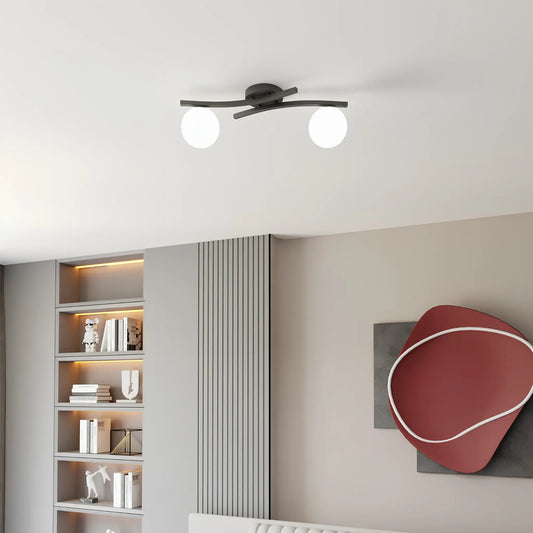 Emibig Opus Taklampa 2-ljus Ø40 cm, Svart