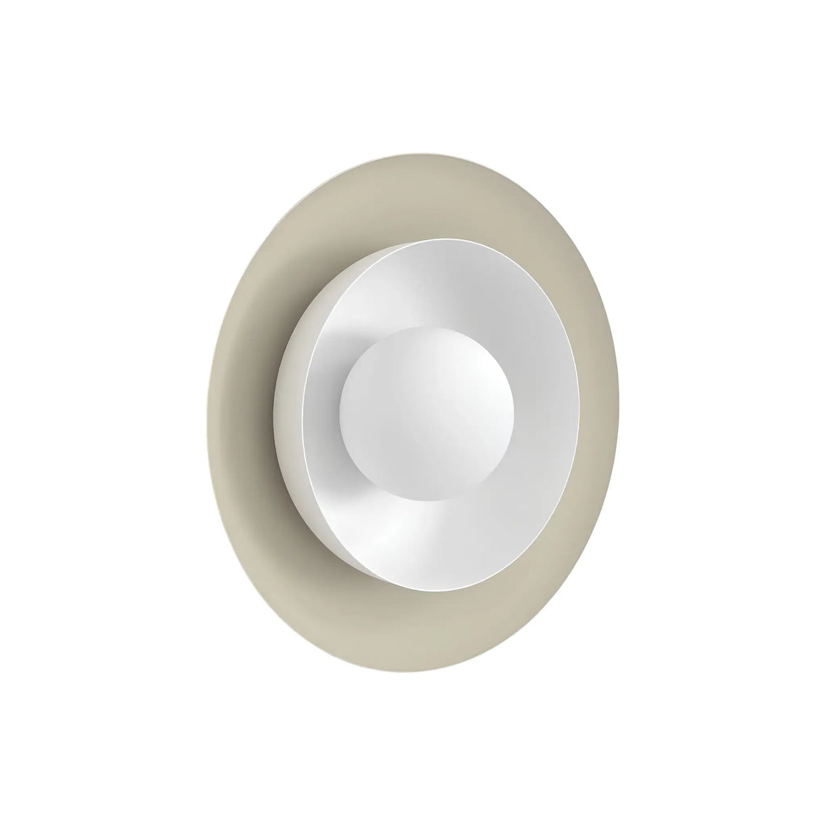 Emibig Poppi Vägglampa 30x30 cm, Beige/Vit