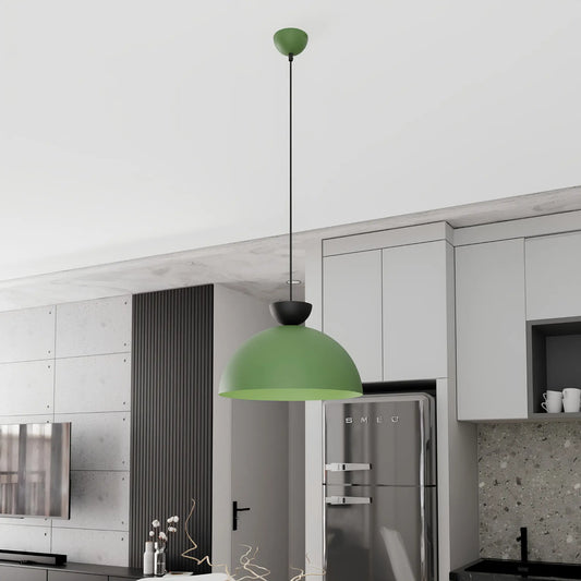Emibig Lunaro Pendellampa Ø40 cm, Svart/Grön