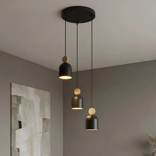 Emibig Mesi Pendellampa 3-ljus Ø34 cm, Svart