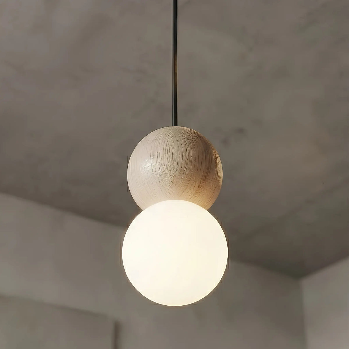 Emibig Loop Pendellampa 6-ljus Ø33 cm, Svart