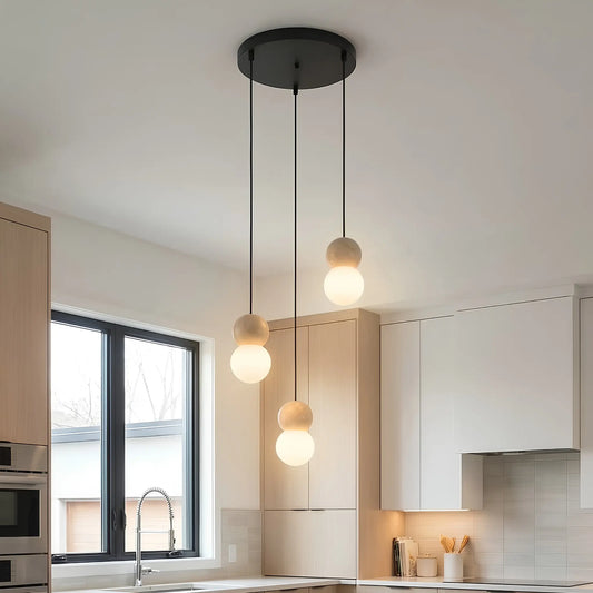 Emibig Loop Pendellampa 3-ljus Ø23 cm, Svart
