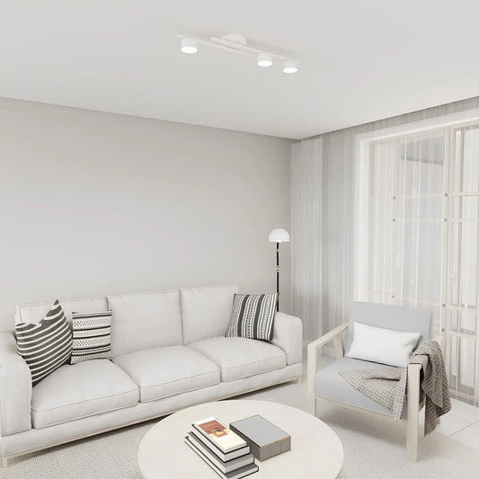 Emibig Fragment Taklampa 3-ljus 9,5x14 cm, Vit