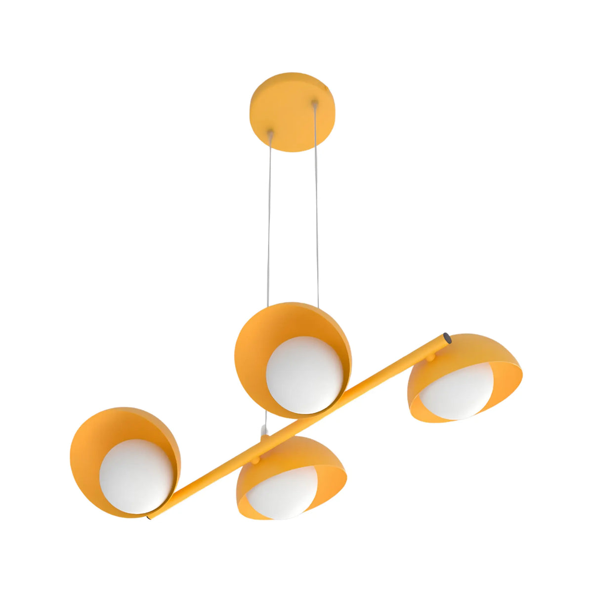 Emibig Boom Pendellampa 4-ljus 60x32 cm, Orange