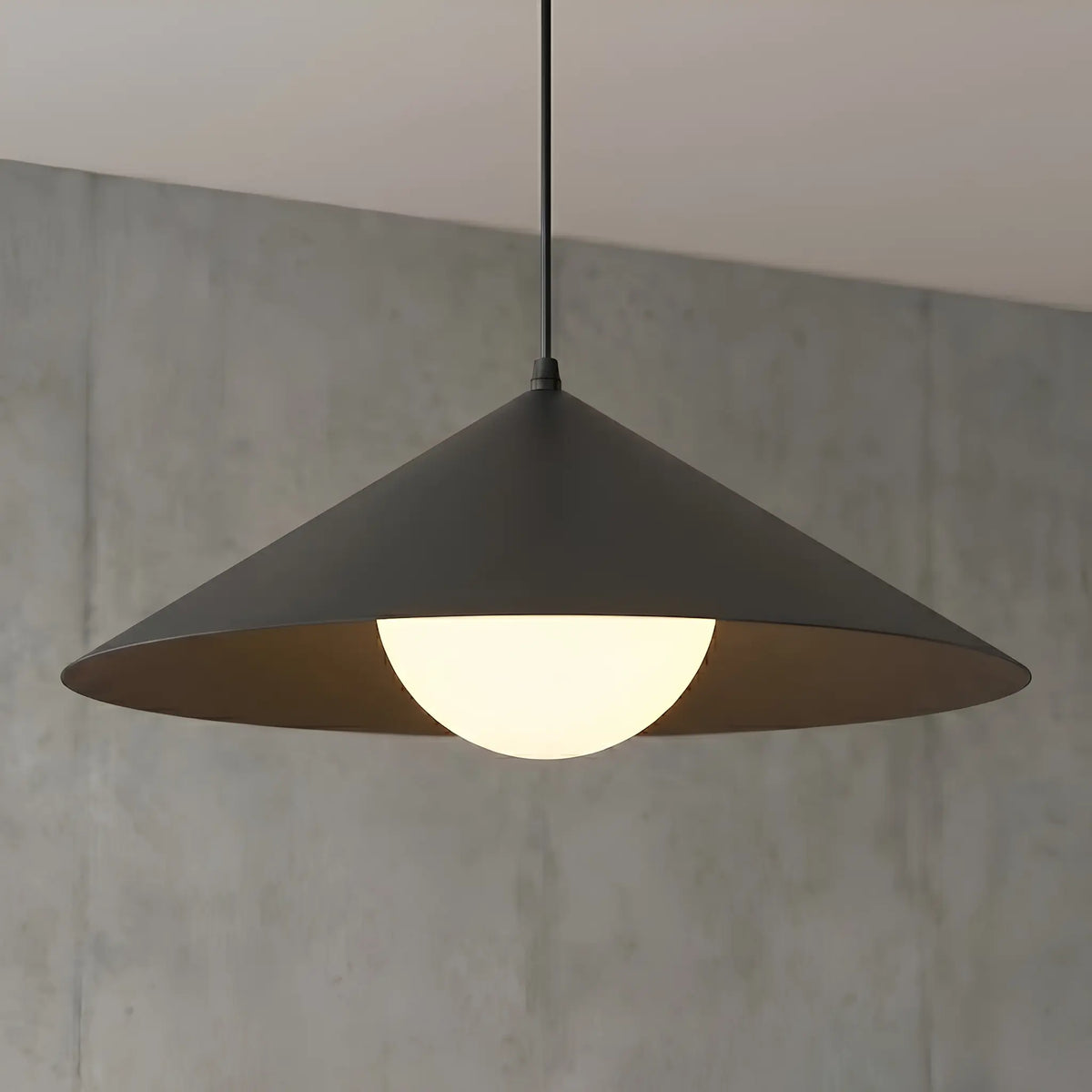Emibig Mono Pendellampa Ø40 cm, Svart