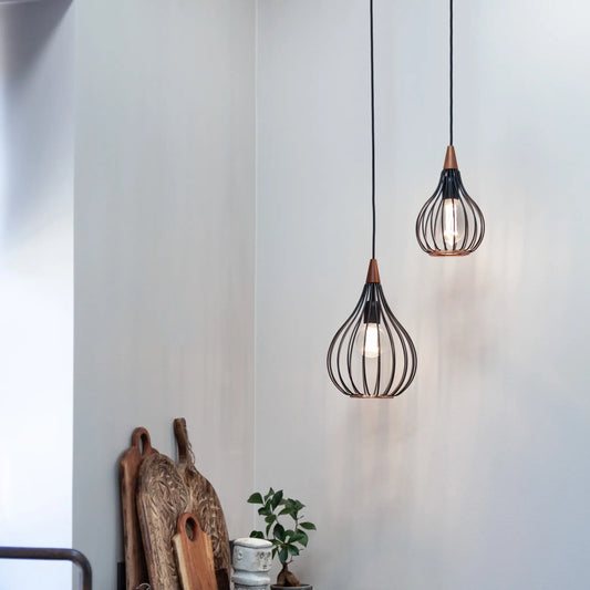 Halo Design Drops Taklampa Ø30 cm, Svart