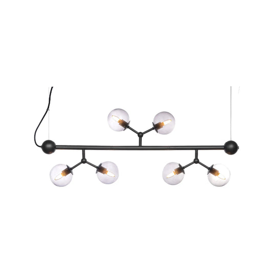 Halo Design Atom Taklampa, Smoke/Svart