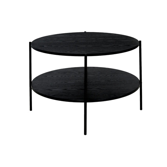 Holmen Asker Soffbord Ø80 cm, Svart