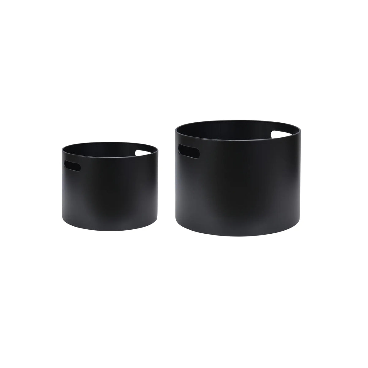 Holmen Vea Vedkorg 2-pack Ø39/Ø49,5 cm, Svart