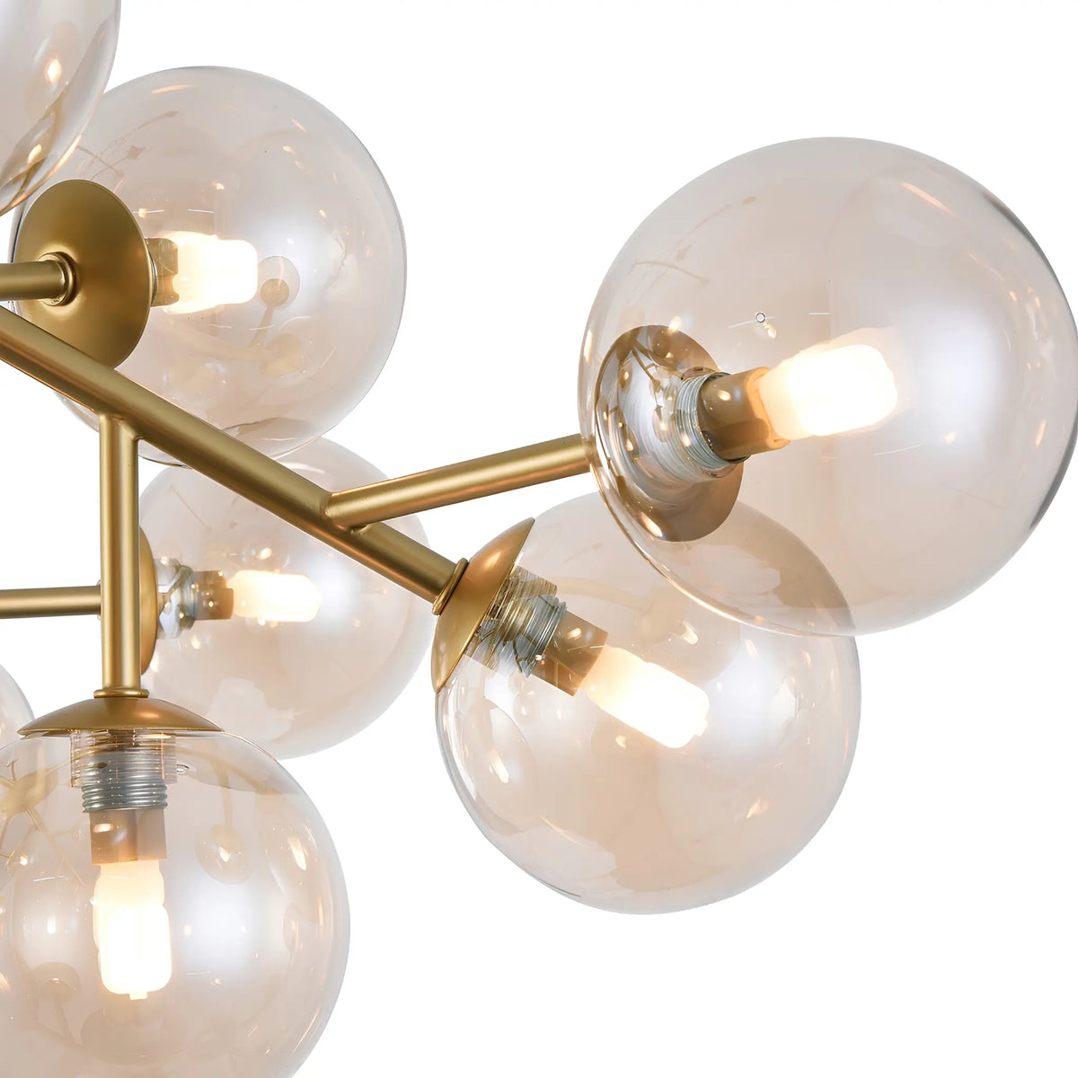 Maytoni Dallas Taklampa Ø75 cm, Guld