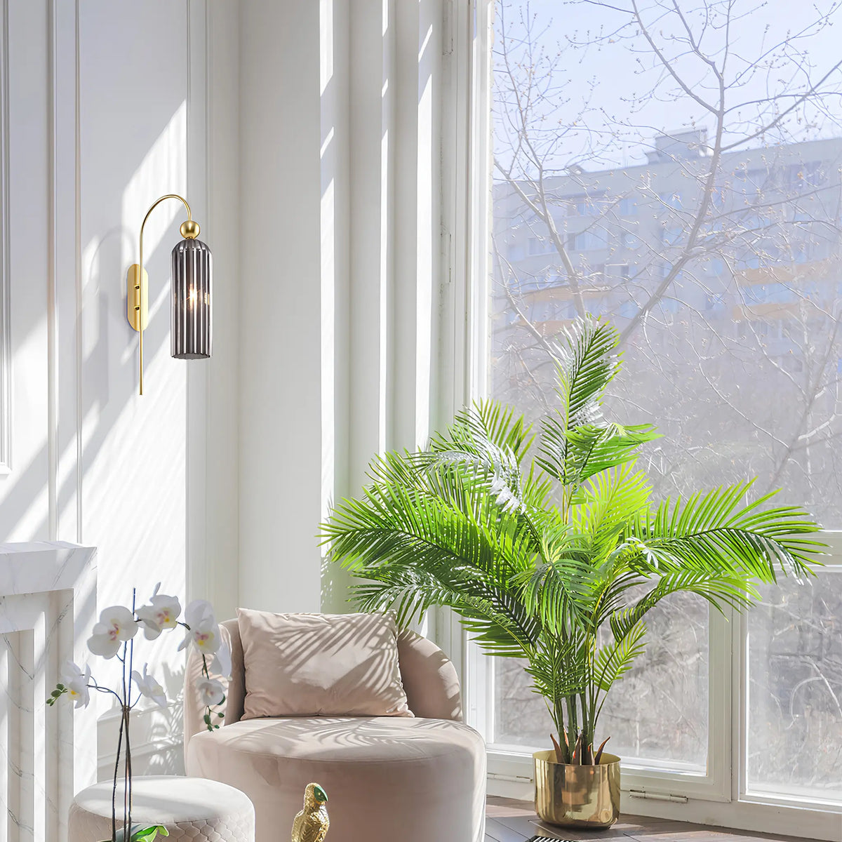 Maytoni Antic Vägglampa H53,5 cm, Guld