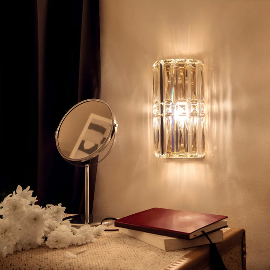 Maytoni Facet Vägglampa H25 cm, Krom