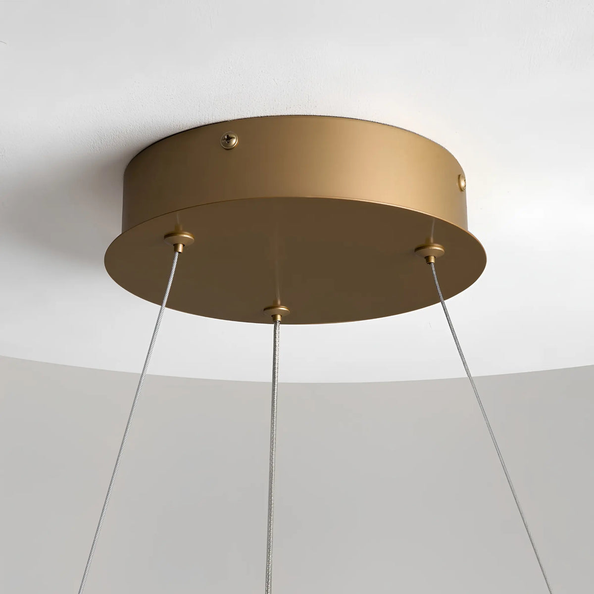 Maytoni Curve Pendellampa Ø60 cm, Mässing