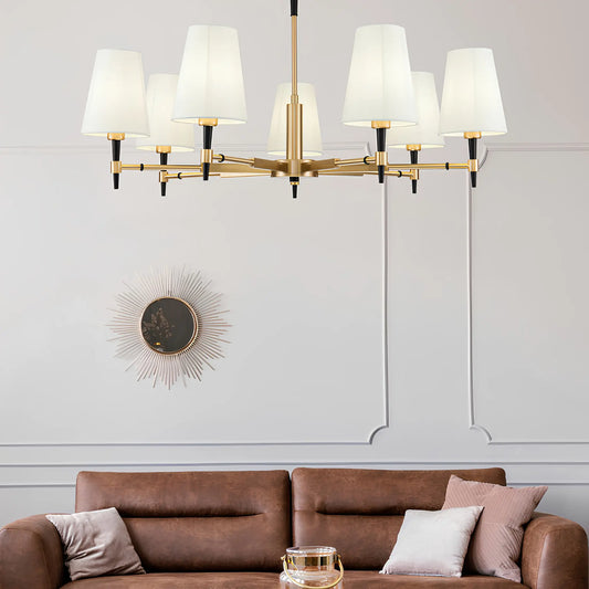 Maytoni Zaragoza Ljuskrona Ø88 cm, Mässing