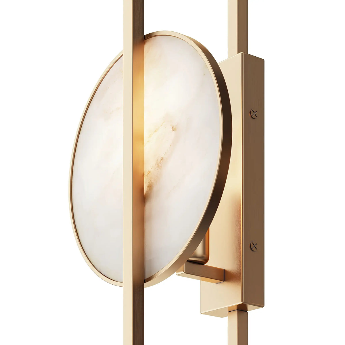 Maytoni Marmo Vägglampa H48 cm, Mässing