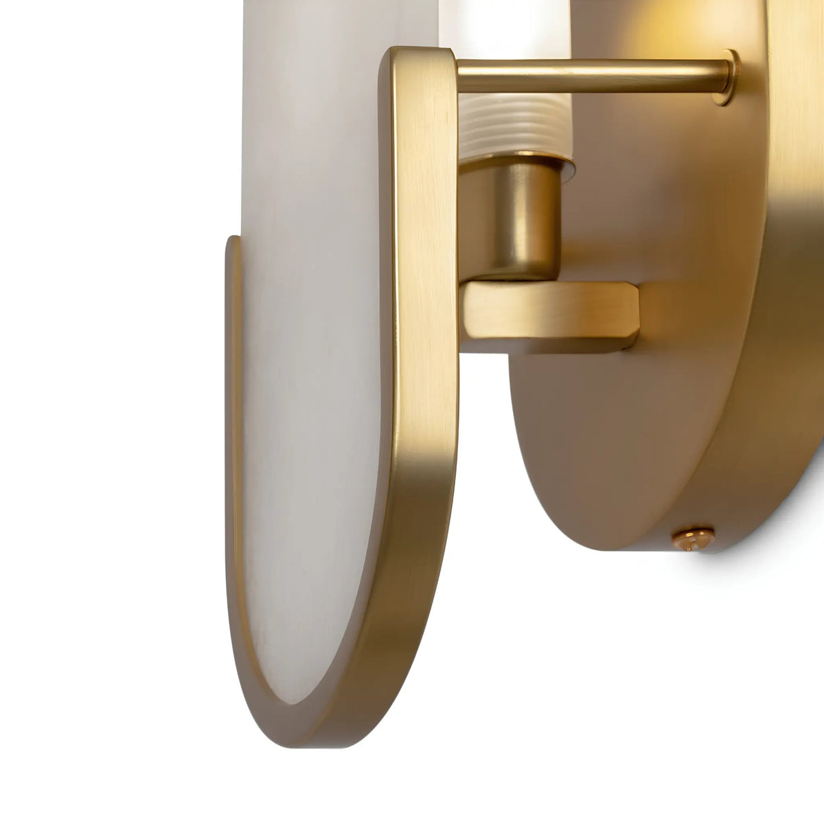 Maytoni Marmo Vägglampa H30,5 cm, Mässing