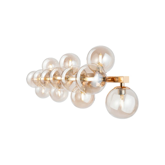 Maytoni Dallas Vägglampa H24 cm, Guld