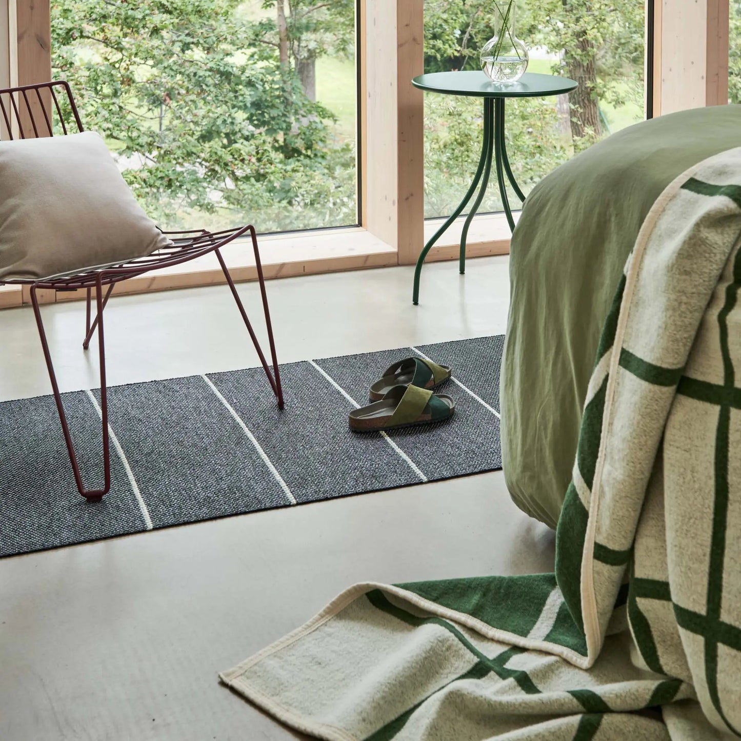 Pappelina Lea Matta 70x150 cm, Svart