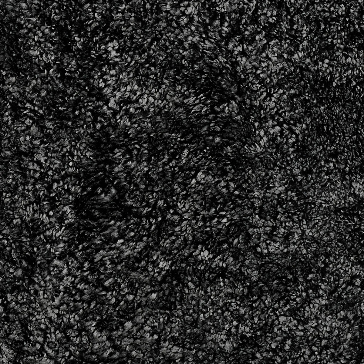 Skinnwille Curly Sittdyna Ø34 cm, Mörkgrå