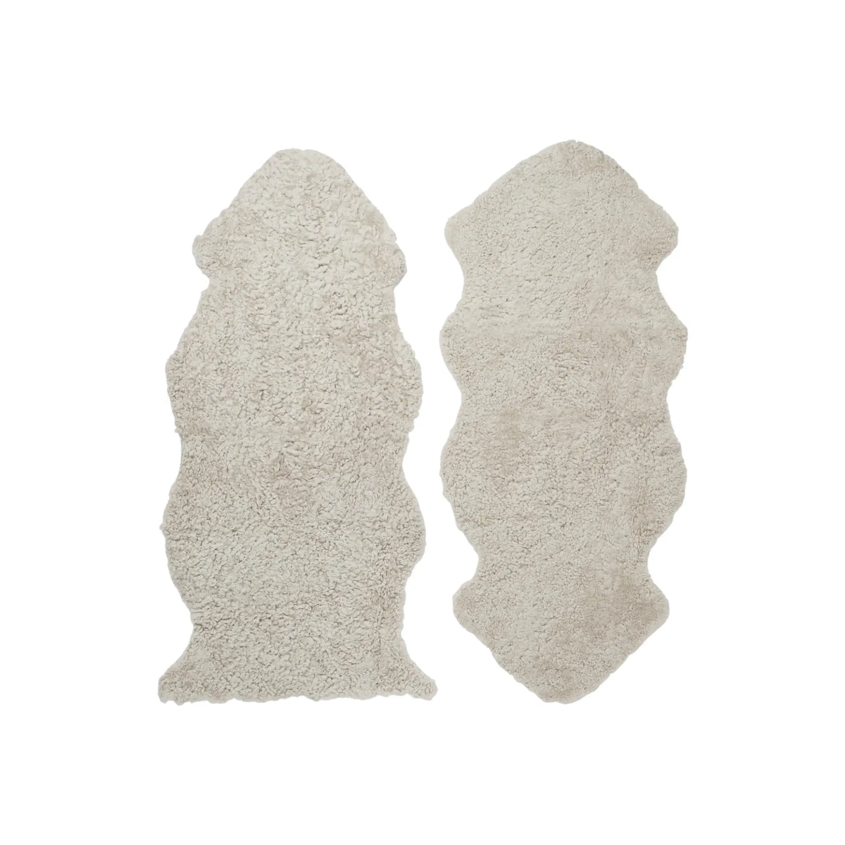 Skinnwille Curly 1.5 Fårskinn 60x135 cm, Sand