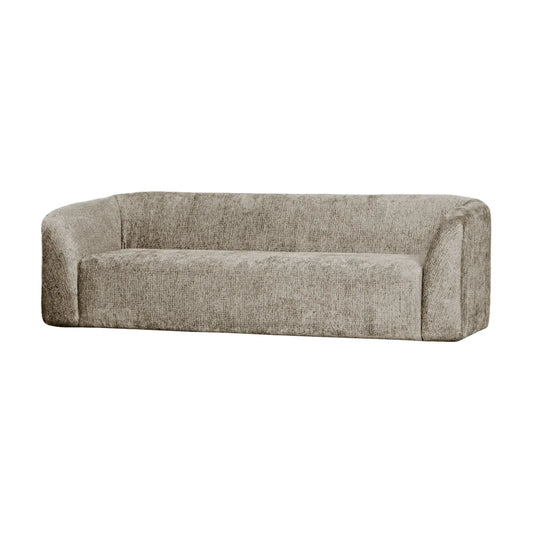 WOOOD Sloping 3-Sits Soffa Sammet, Wheatfield