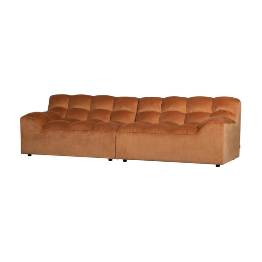 WOOOD Allure 3-Sits Soffa Sammet, Terra