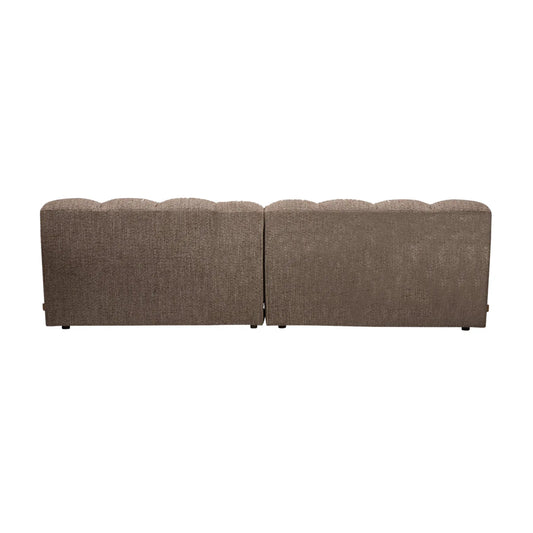 WOOOD Allure 3-Sits Soffa Woven, Dark Brown Melange