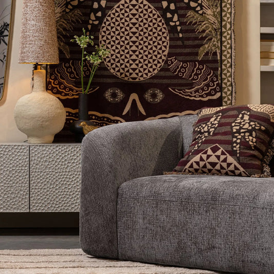 WOOOD Sloping 3-Sits Soffa Sammet, Mountain