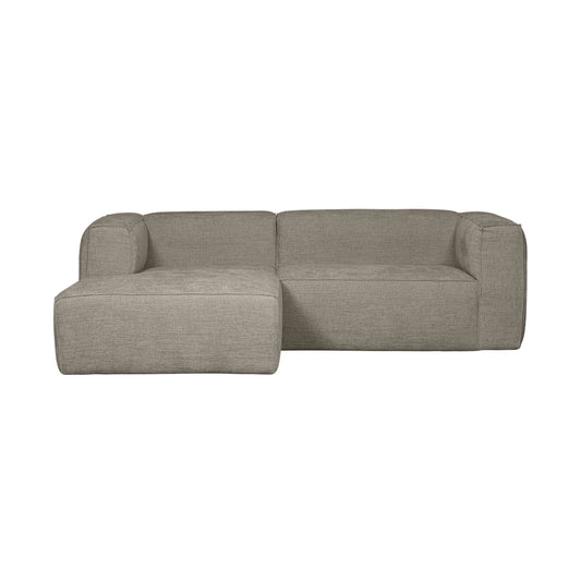 WOOOD Bean Schäslongsoffa Vänster Chunky, Melange Travertin
