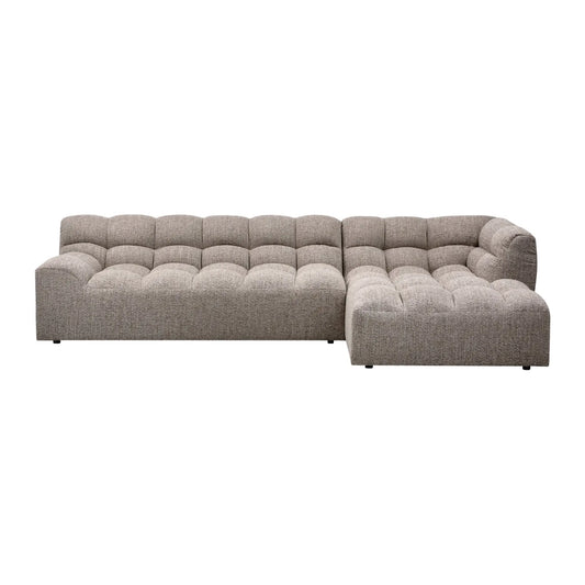 WOOOD Allure Chaise Soffa Höger Woven Clay, Melange