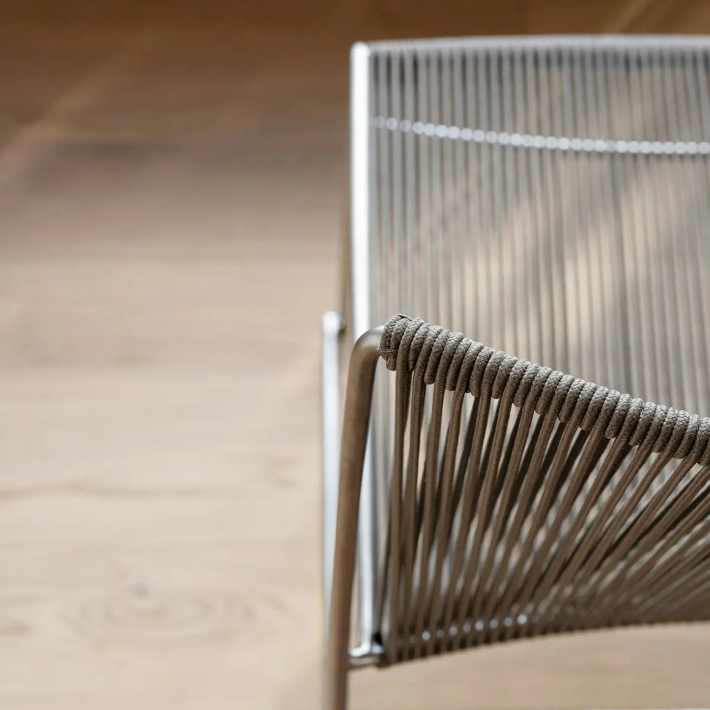 Bebo Objects Lyre Fåtölj Rostfri 2-Pack, Snöre Natur