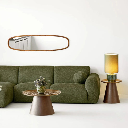 House Nordic Orvieto Soffbord Set om 2 Ø80/50 cm, Brun
