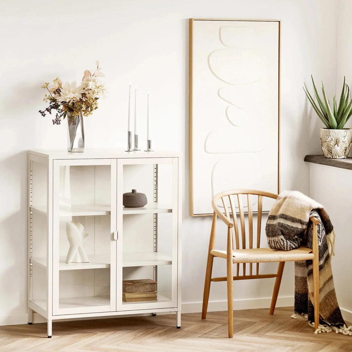 House Nordic Victoria Väggdekoration Nr 1 60x120 cm, Beige