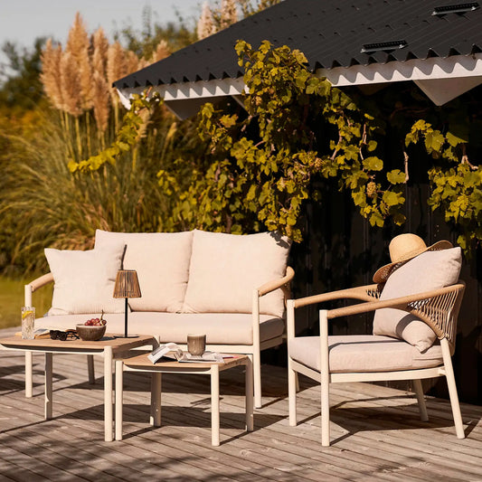 House Nordic Abela Loungeset, Sand/Natur