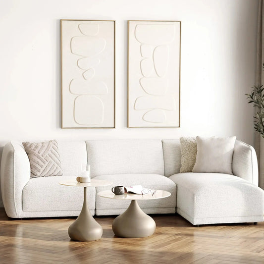 House Nordic Noor Loungesoffa, Offwhite